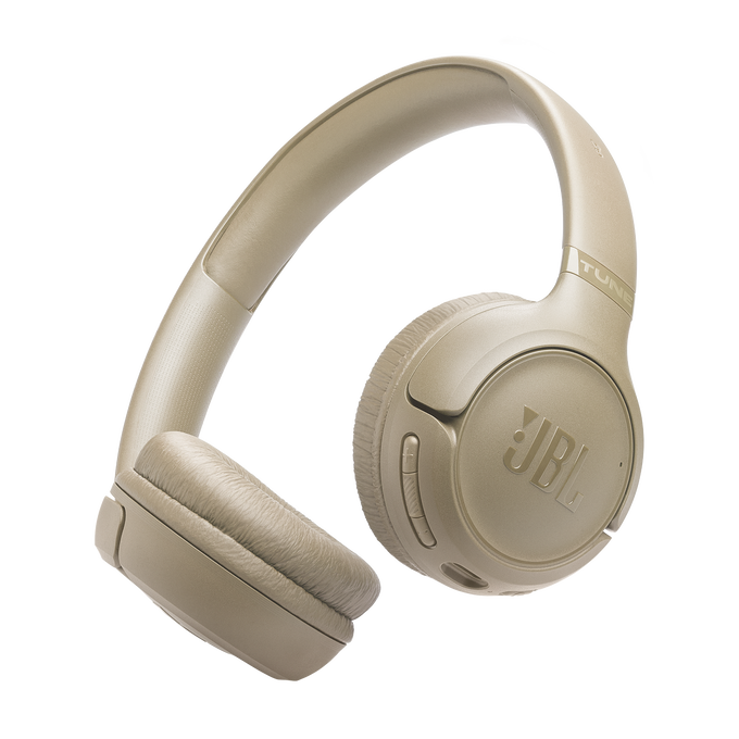 JBL Tune 530BT bezvadu on-ear austiņas, bēšas