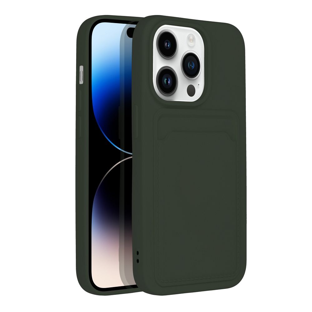 Aizsargvāciņš iPhone 14 Pro – CARD, zaļš — attēls 2