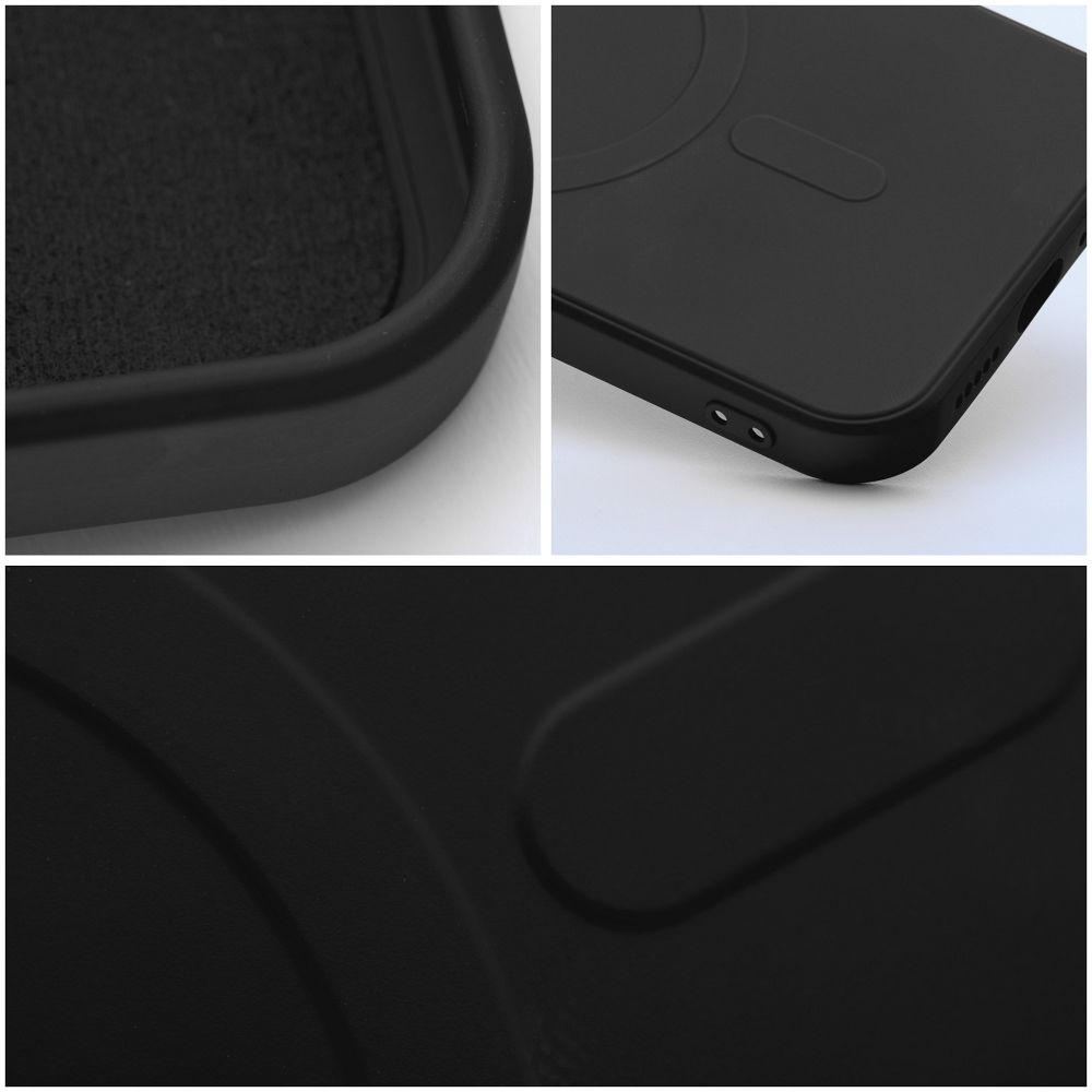 Silicone Mag Cover aizsargvāciņš Samsung S25 FE, melns