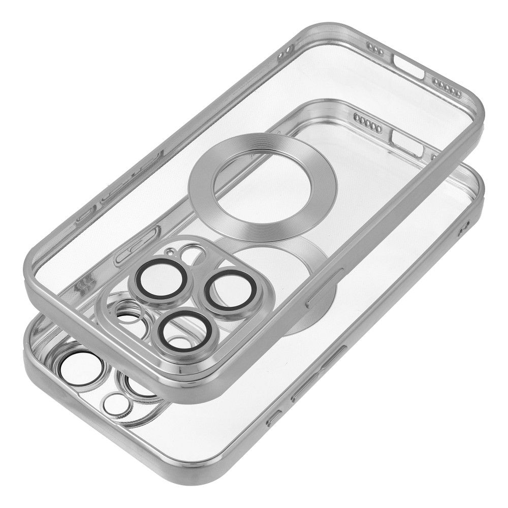 Aizsargvāciņš iPhone 16 Pro Max – GLAM, sudraba — attēls 2