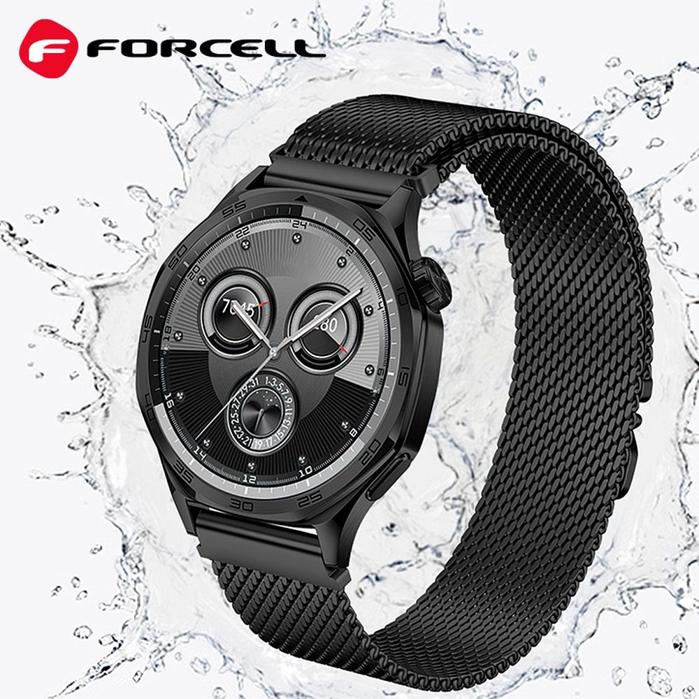 Forcell F-Design FS10 siksniņa Samsung Galaxy Watch 20 mm, zelta