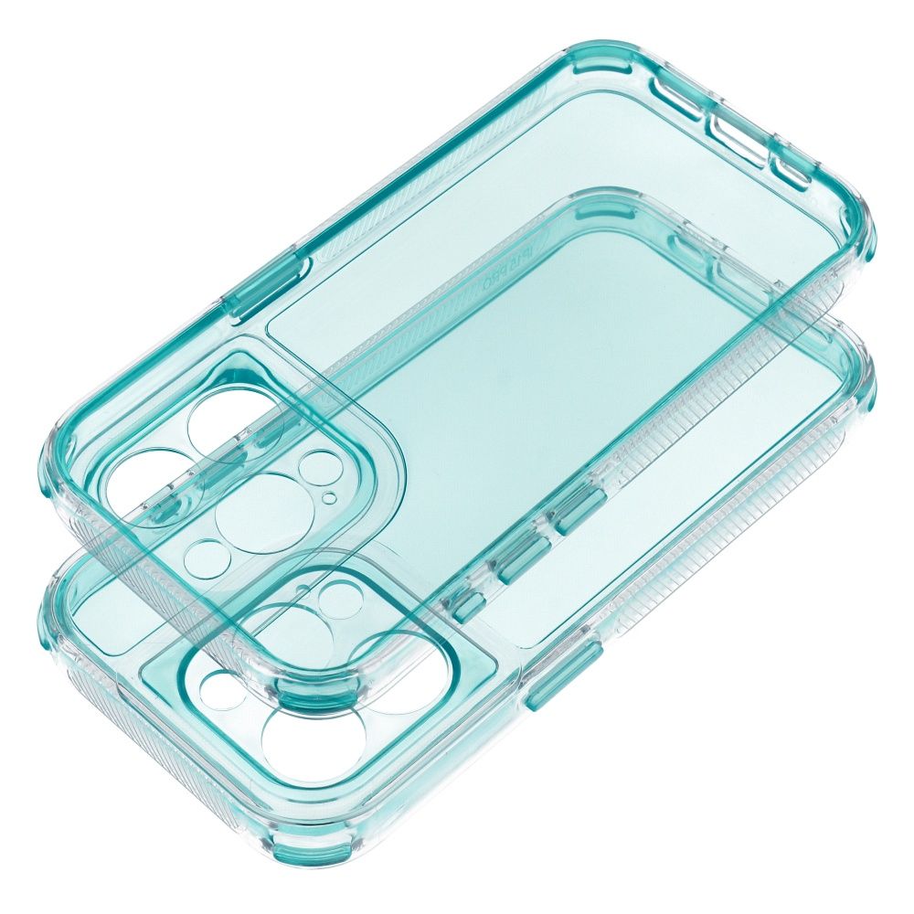 Aizsargvāciņš iPhone 16 PLUS mint – MATRIX CLEAR — attēls 2