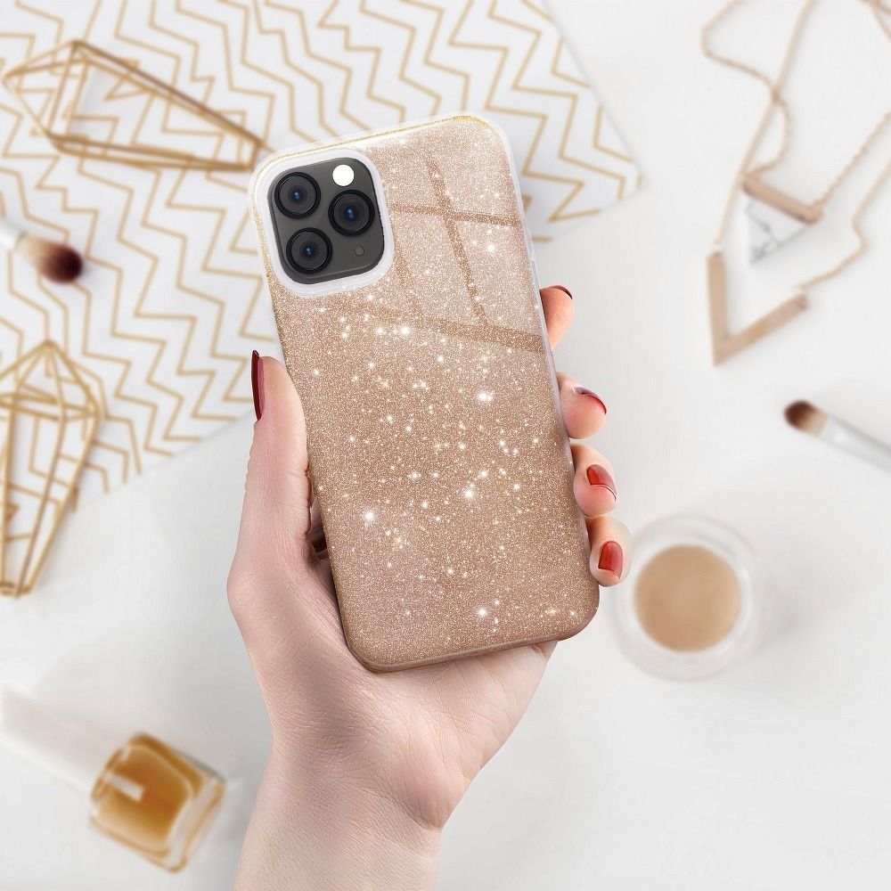 Aizsargvāciņš iPhone 13 – SHINING, zelta — attēls 3