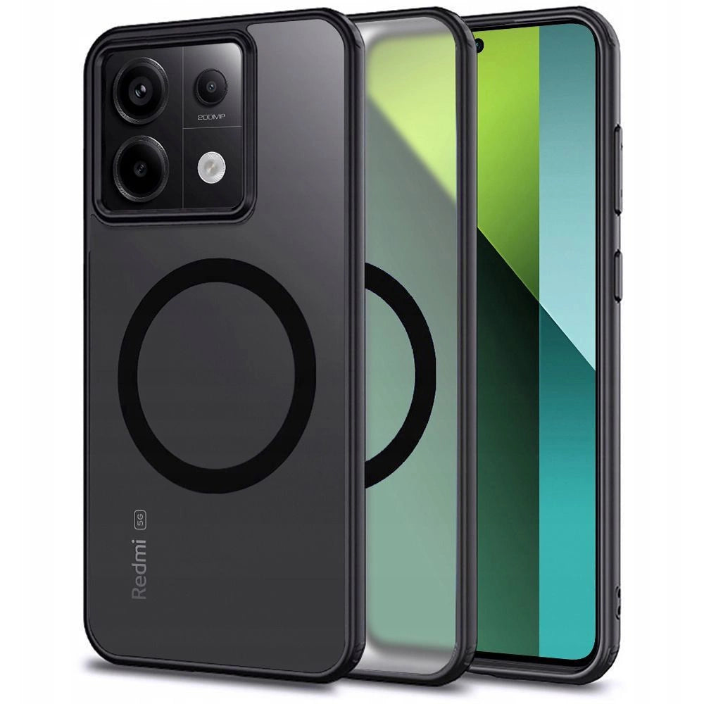 Tech-Protect MagMat MagSafe vāciņš Xiaomi Redmi Note 13 Pro 5G / Poco X6 5G, matēti melns — 1