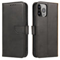 Aizsargvāciņš Huawei Mate 50 Pro cover with flip wallet stand – Magnet, melns