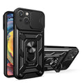 Aizsargvāciņš Motorola Moto G62 5G armored case with camera cover – Hybrid Armor Camshield, melns