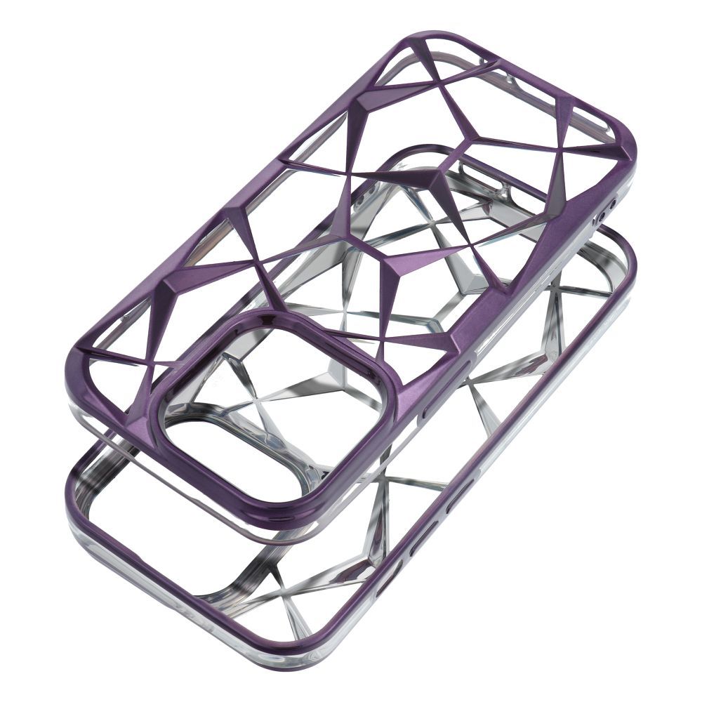 Aizsargvāciņš iPhone 16 – TWINKI, violets — attēls 3