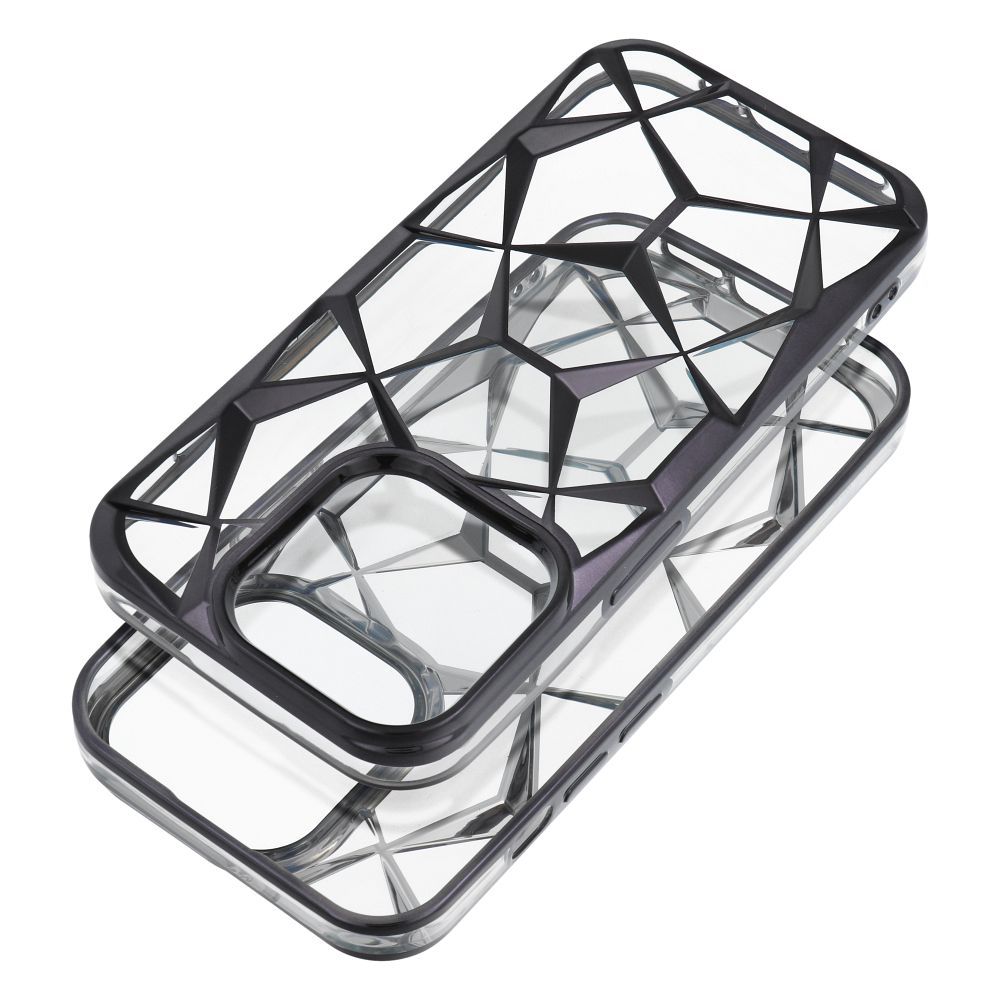 Aizsargvāciņš iPhone 16 PRO MAX – TWINKI, melns — attēls 3