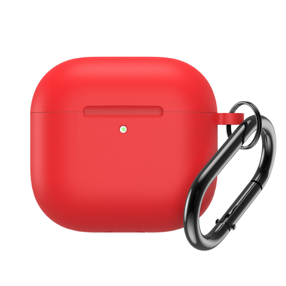 Silikona futrālis ar karabīni AirPods 4, sarkans — 1
