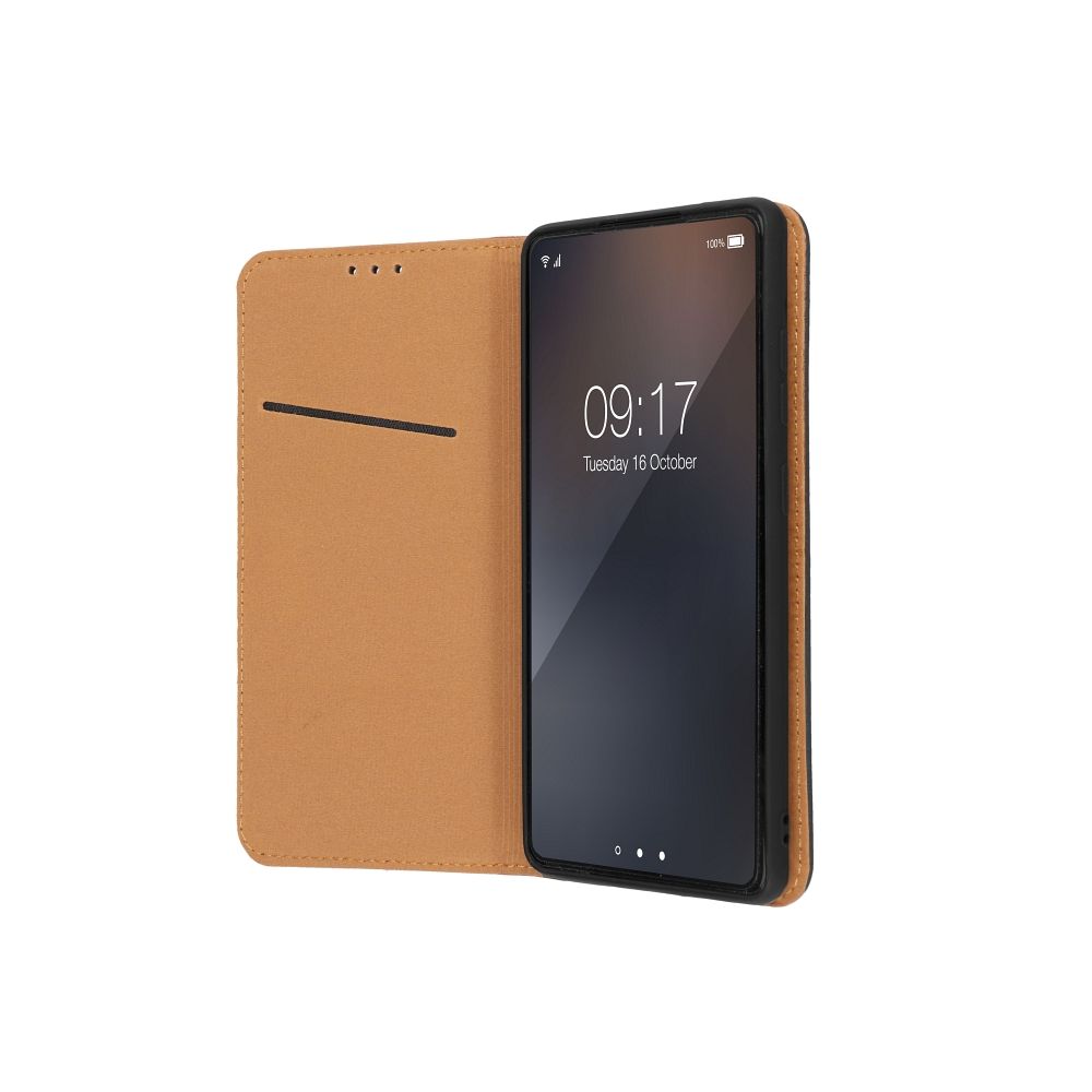 Aizsargvāciņš Xiaomi Redmi 10C – SMART PRO leather, melns — attēls 3