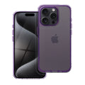 Aizsargvāciņš iPhone 16 Pro light – MATRIX CLEAR, violets