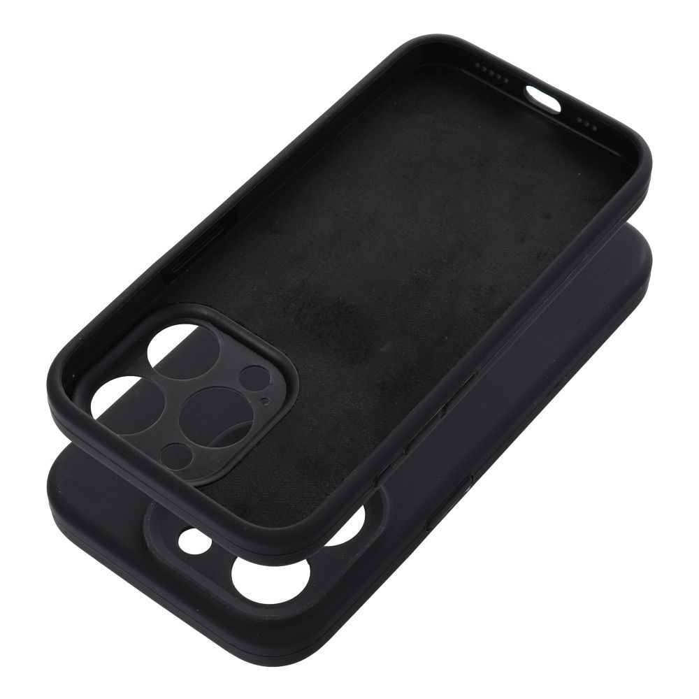 Aizsargvāciņš iPhone 16 Plus – SILICONE 2mm, melns