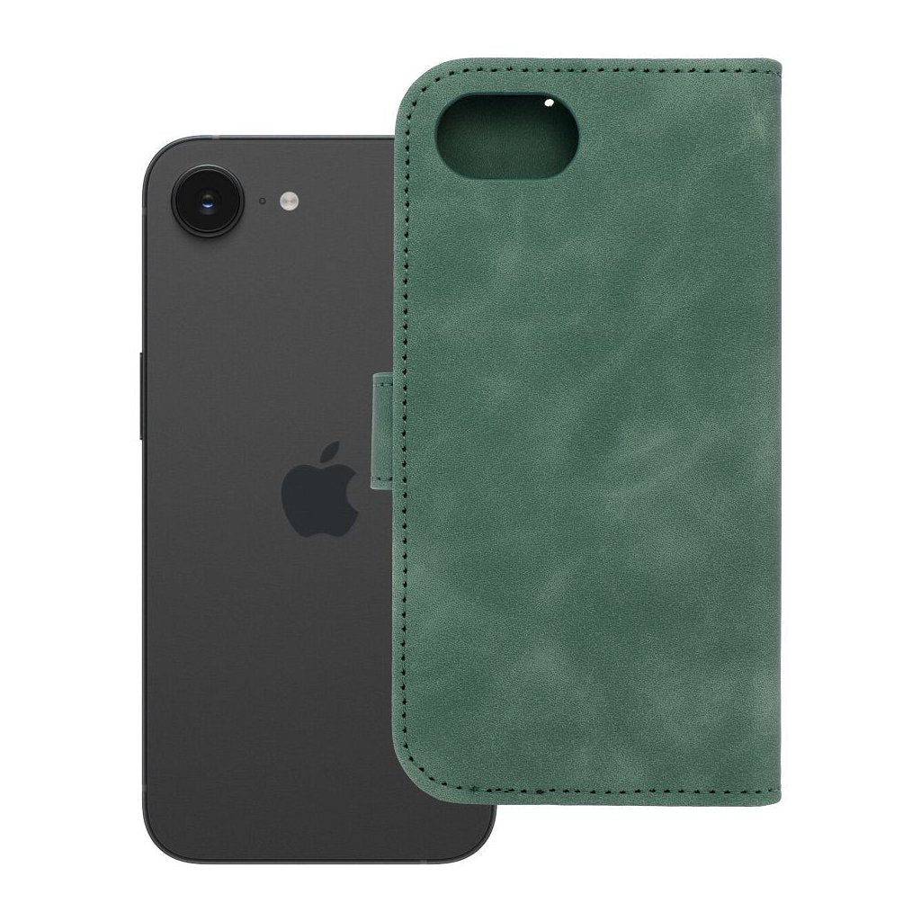 Tender Book grāmatiņveida maciņš iPhone 16e, zaļš — 1