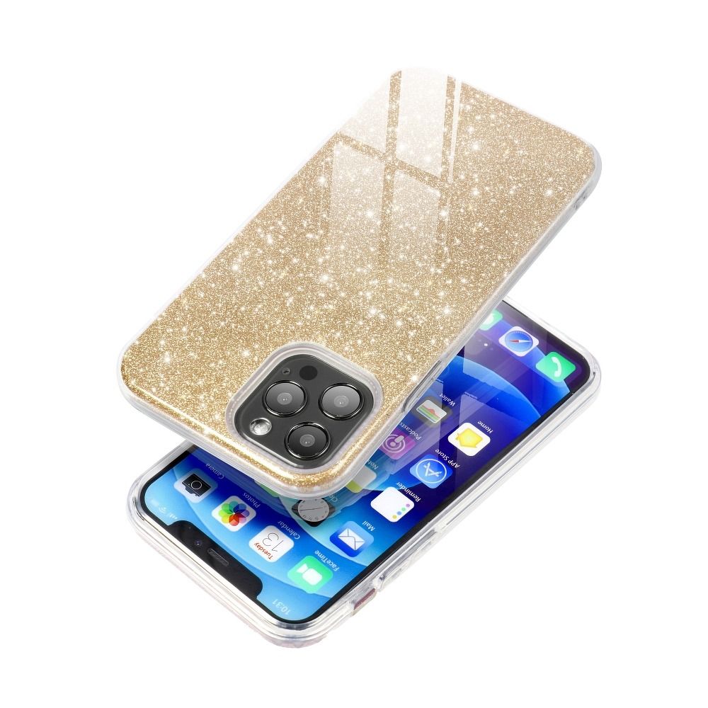 Aizsargvāciņš iPhone 13 – SHINING, zelta — attēls 2