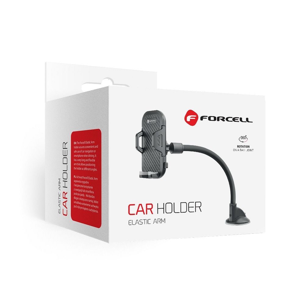 FORCELL CARBON BRACKET car holder with long 17cm arm