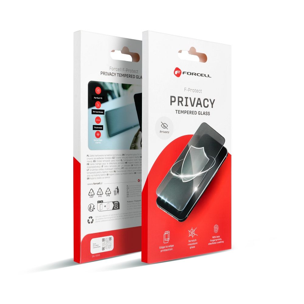 Privacy aizsargstikls Xiaomi Redmi 14C, melns