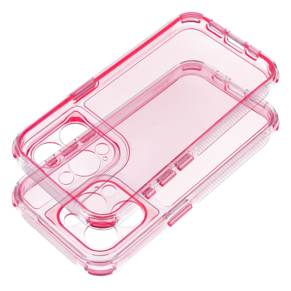 Aizsargvāciņš iPhone 16 Pro – MATRIX CLEAR, pūderrozā — attēls 2
