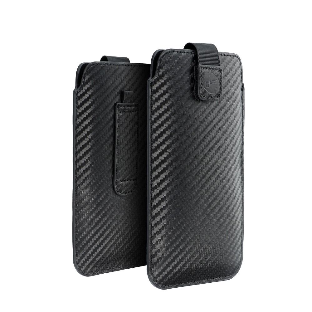 Aizsargvāciņš Samsung A02s / A03s / A05 / A05s / A12 / A15 / A21s / A25 / A32 5G / A42 5G / A72 5G / M12 Xiaomi Redmi 9A / 9AT / 9c / Note 10 PRO / Mi11 OPPO A52 / A72 / A92 REALME 7i VIVO Y52 5G / Y72 5G – POCKET Carbon Universal - Size 17