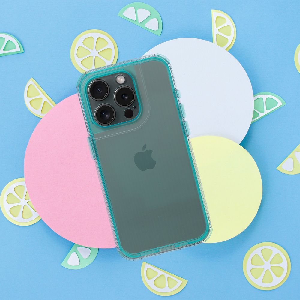 Aizsargvāciņš iPhone 16 Pro mint – MATRIX CLEAR — attēls 3