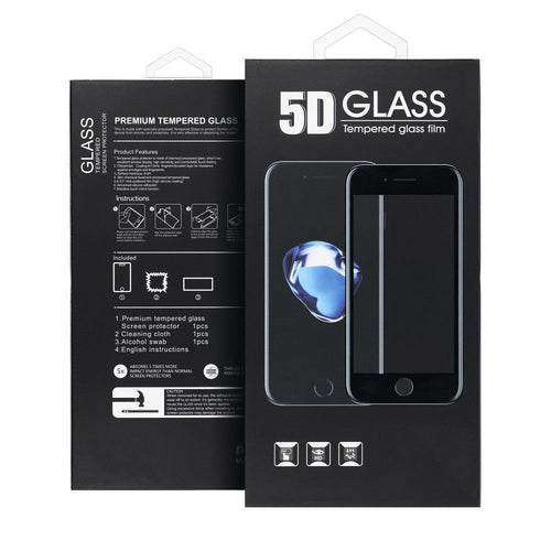 Aizsargstikls iPhone 13 Pro Max (Privacy) – 5D Full Glue, melns — attēls 2