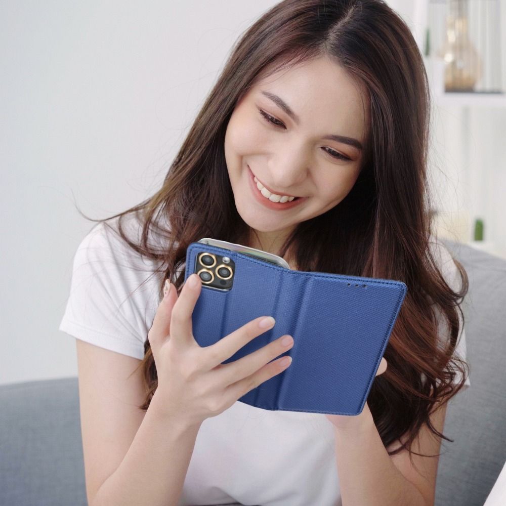 Aizsargvāciņš Samsung S7 Edge (G935) – SMART, tumši zils — attēls 3