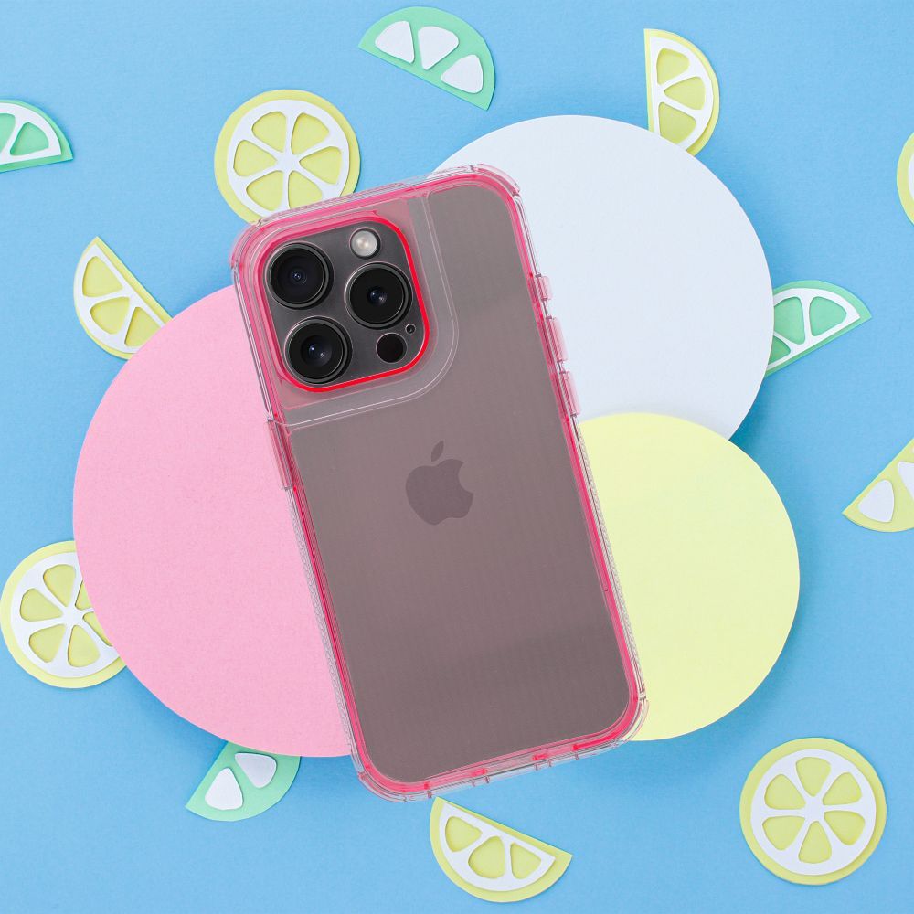Aizsargvāciņš iPhone 16 – MATRIX CLEAR, pūderrozā — attēls 4