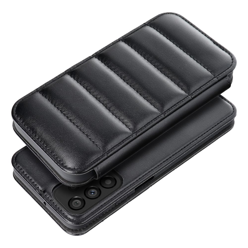 Aizsargvāciņš Samsung S23 Plus – PUFFER, melns — attēls 3