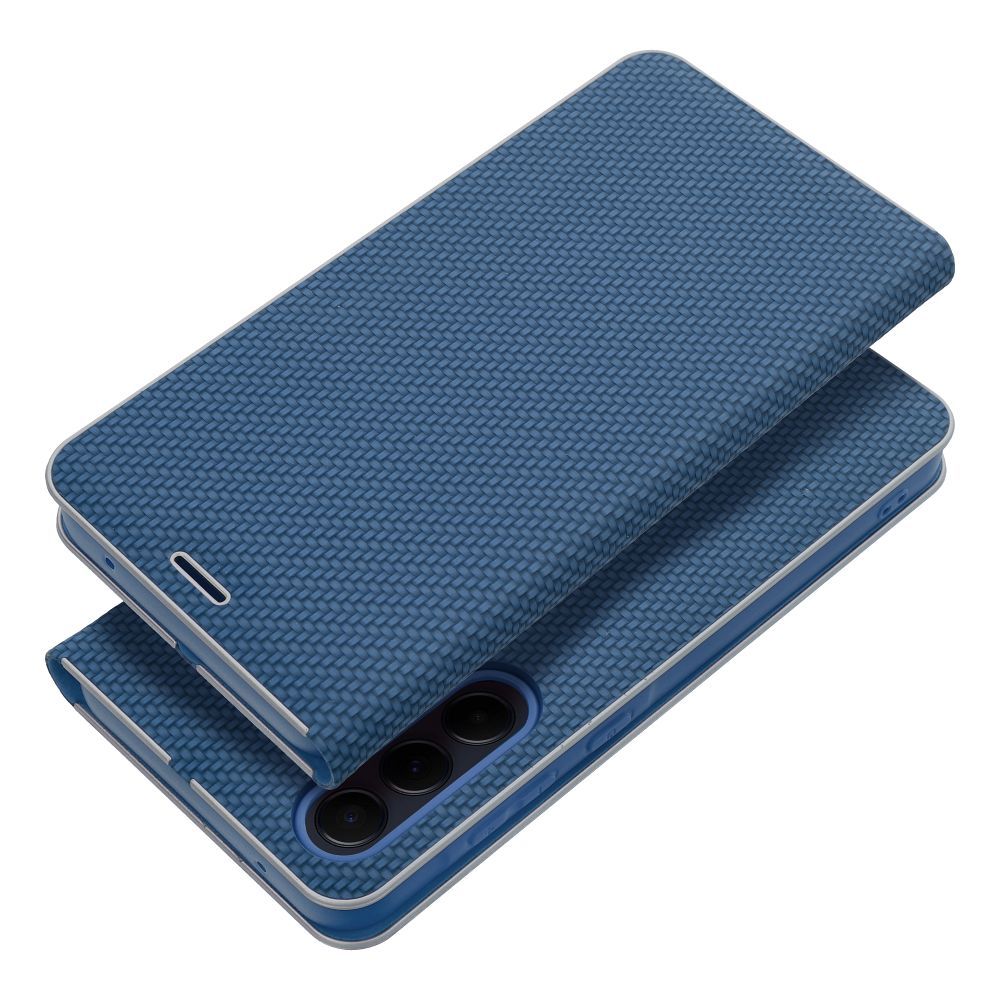 Aizsargvāciņš Samsung A13 5G / A04S – LUNA Carbon, zils