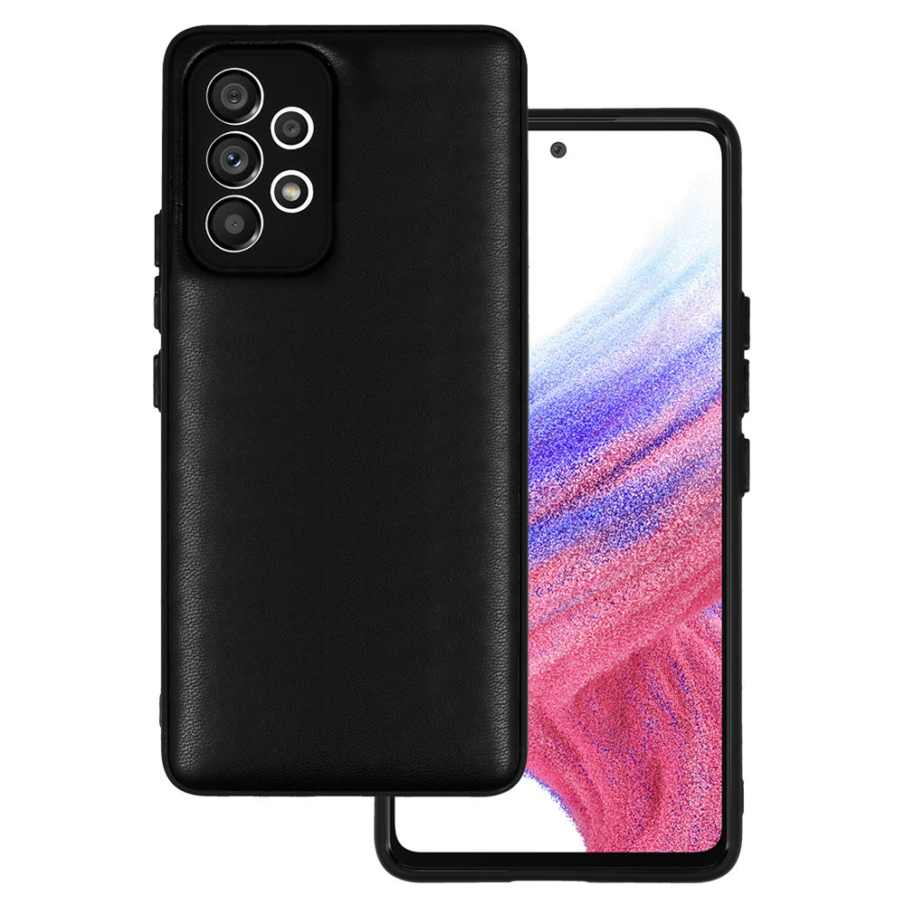 Leather 3D aizsargvāciņš Samsung Galaxy A53 5G, melns, dizains Nr. 1