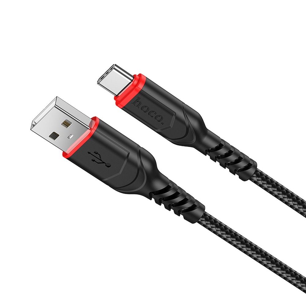 Kabelis HOCO cable USB A to Type C QC 3A X59 1 m black