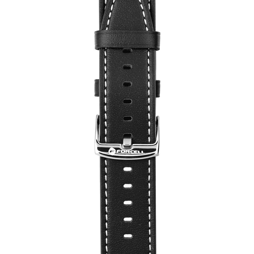 Forcell F-Design FS21 siksniņa Samsung Galaxy Watch 22 mm, melna