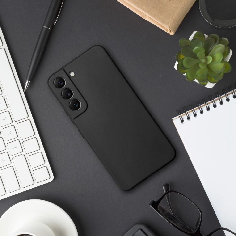 Aizsargvāciņš Samsung S21 – SOFT, melns — attēls 3