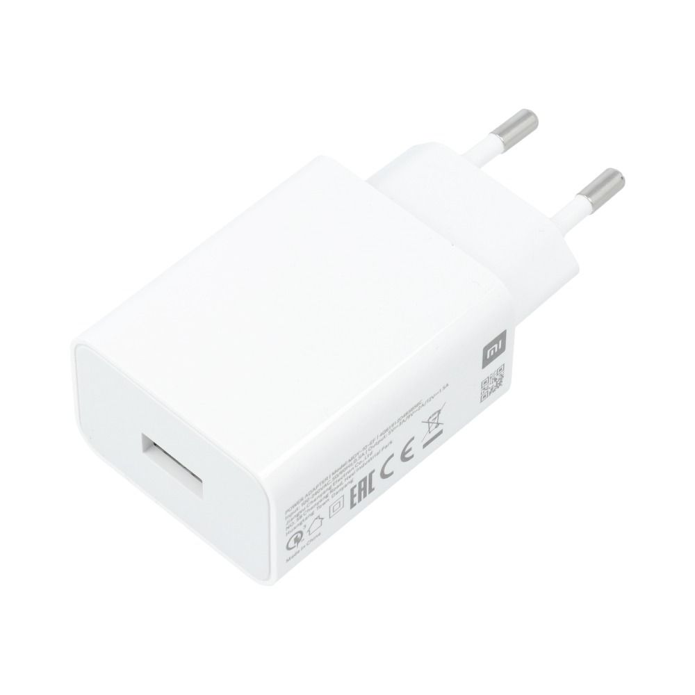 Uzlādes adapteris Xiaomi original charger USB A QC3.0 3A 33W MDY-11-EZ white bulk