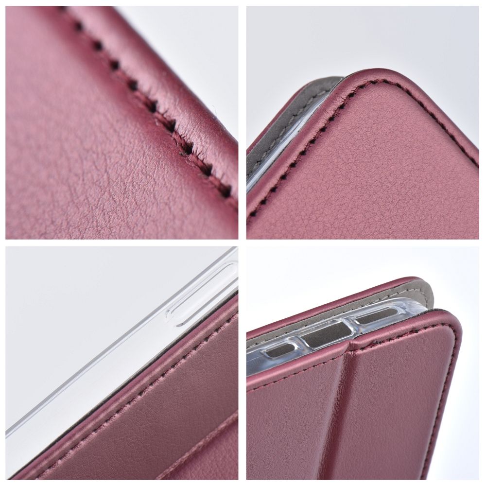 Aizsargvāciņš Samsung A16 – SMART MAGNETO, bordo