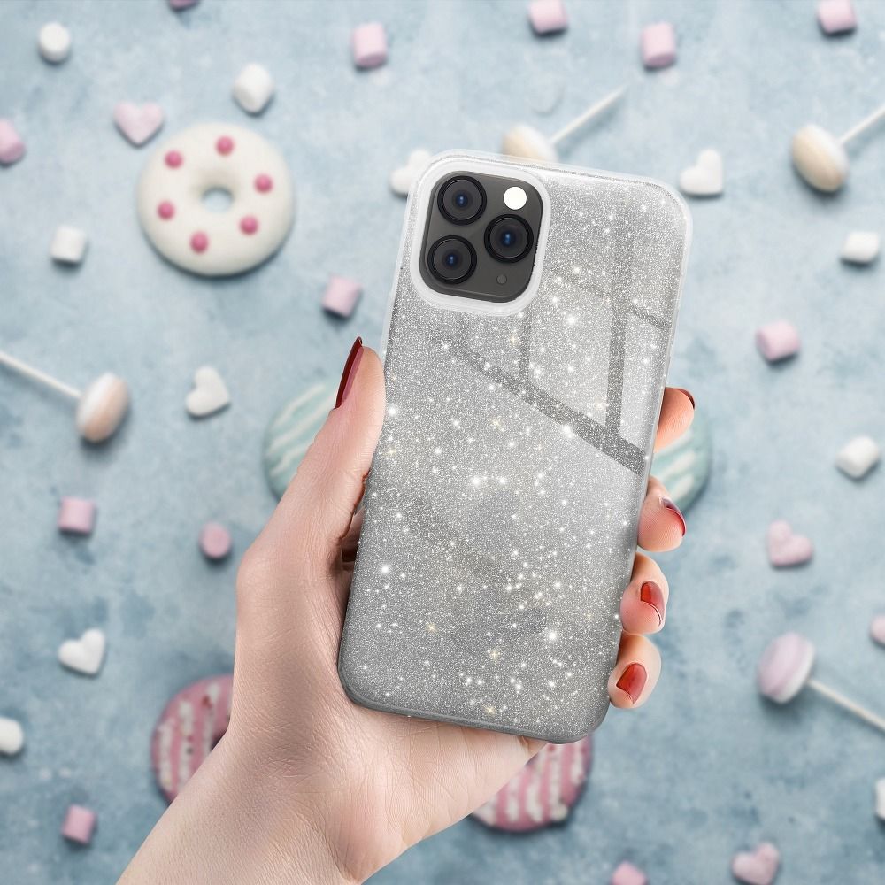 Aizsargvāciņš iPhone 11 – SHINING, sudraba — attēls 3