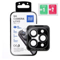 Rock Pure Series kameras aizsargstikli iPhone 17, 2 gab., melni