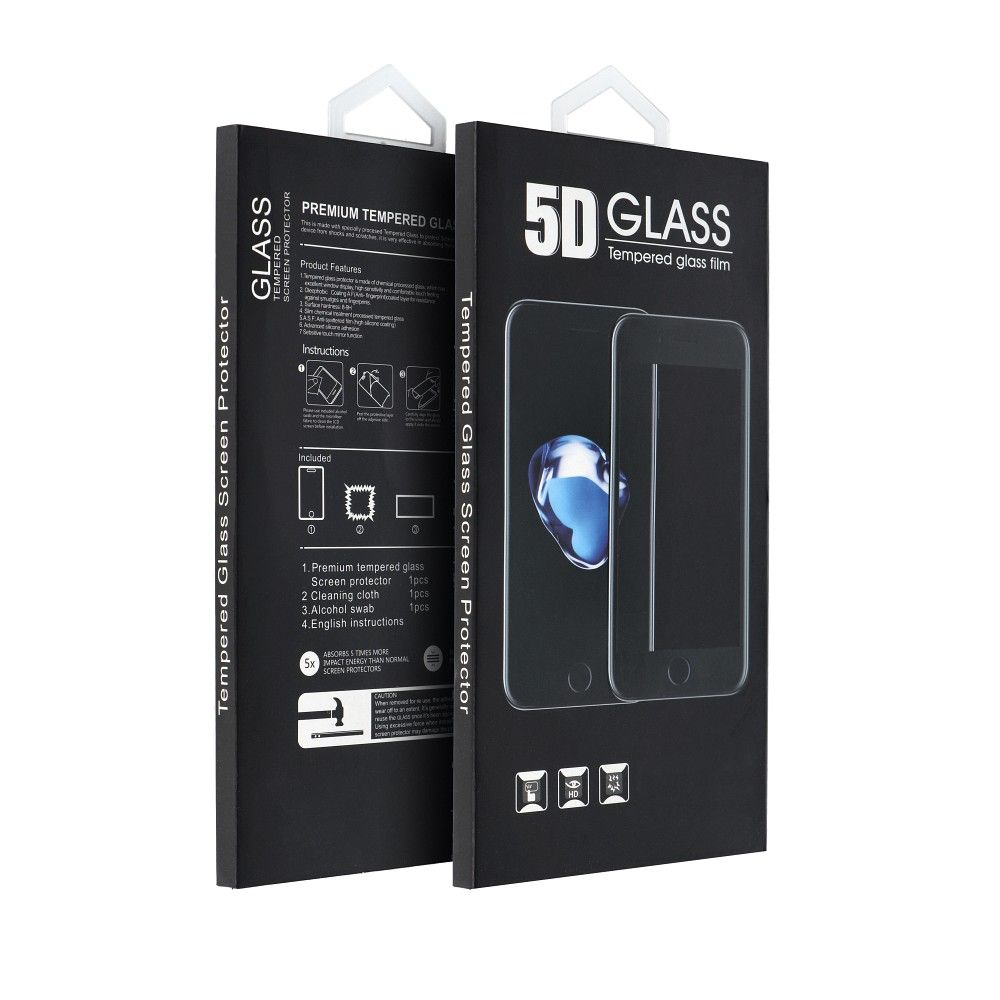 Aizsargstikls Huawei P20 Pro – 5D Full Glue, melns
