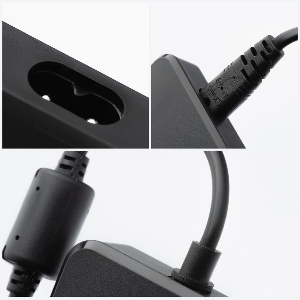 Forcell F-Energy E856 USB-C PD 90 W portatīvā datora lādētājs ar 6 uzgaļiem, melns