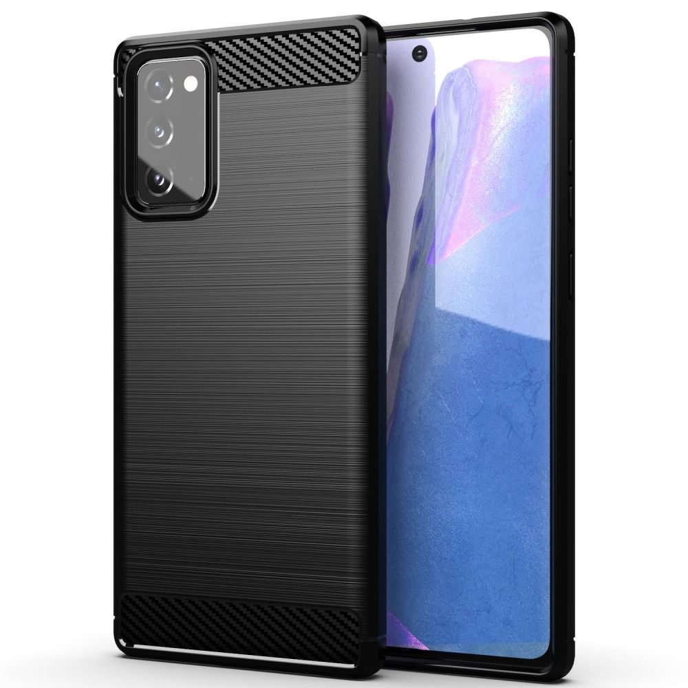 Carbon vāciņš Samsung Galaxy Note 20, melns