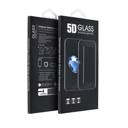 Aizsargstikls iPhone 13 – 5D Full Glue, melns