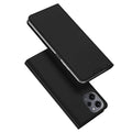 Dux Ducis Skin Pro eco-leather case modelim Xiaomi Poco M6 Pro/Redmi 12/Redmi 12R - melns