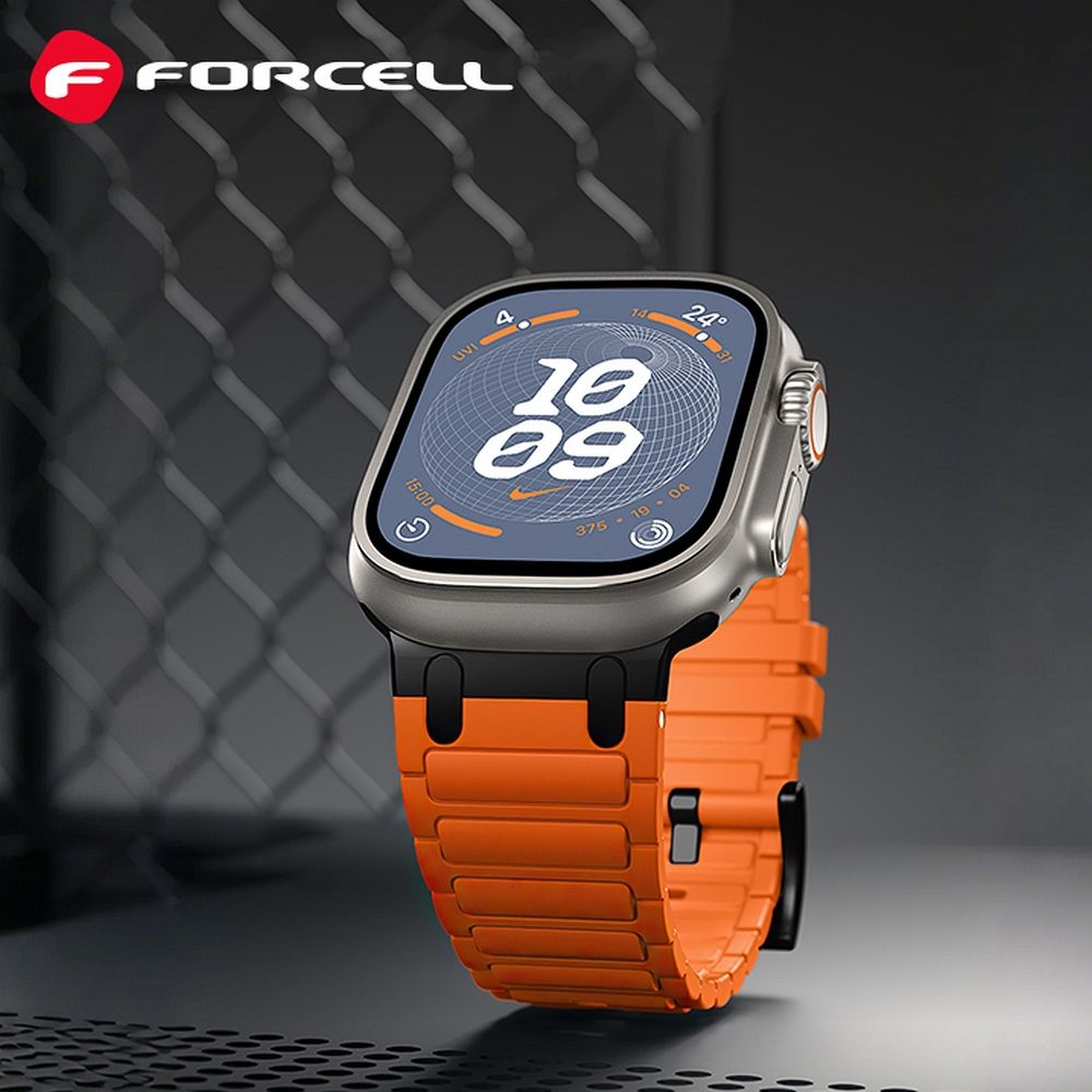 Forcell F-Design FA06 siksniņa Apple Watch 42 / 44 / 45 / 49 mm, zila
