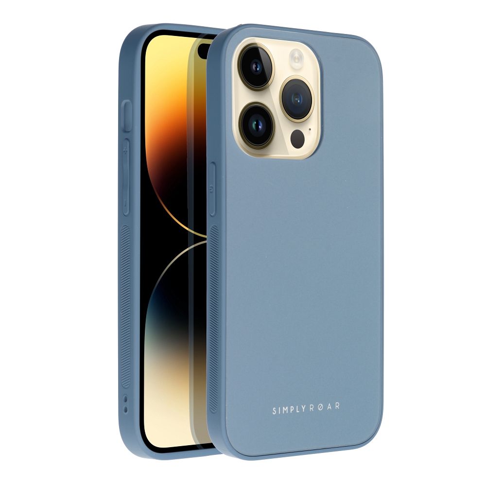 Aizsargstikls iPhone 14 – Roar Matte, zils — attēls 3