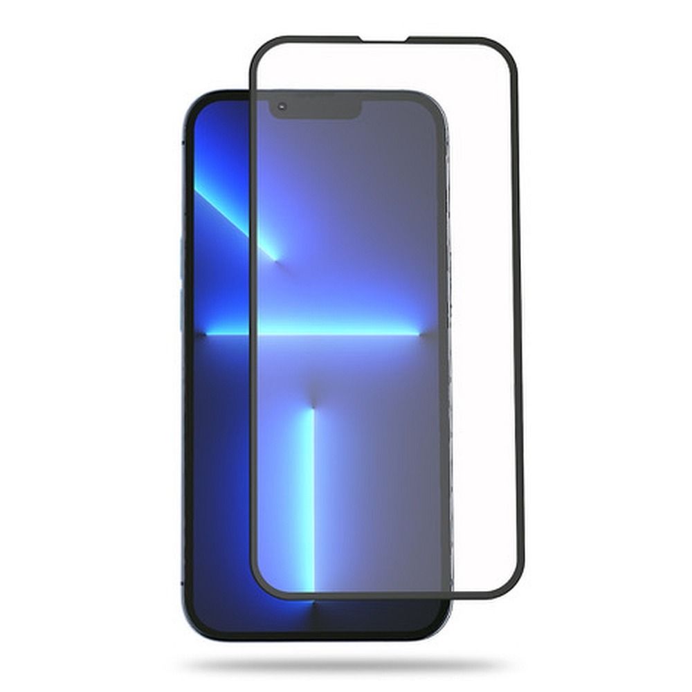 Aizsargstikls Apple iPhone 12 Pro Max – Bestsuit Flexible 5D, melns — attēls 3