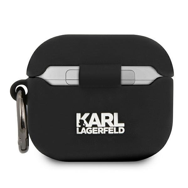 Karl Lagerfeld Silicone Ikonik AirPods 3, melns — 2