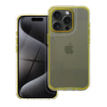 Aizsargvāciņš iPhone 16 Pro – MATRIX CLEAR, dzeltens