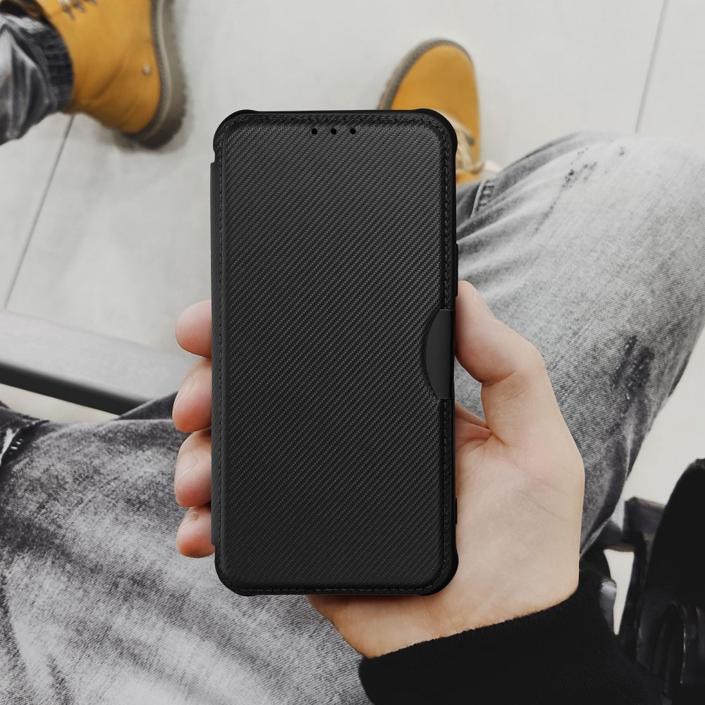 Aizsargvāciņš Xiaomi Redmi 9C / 9C NFC – RAZOR, melns — attēls 4