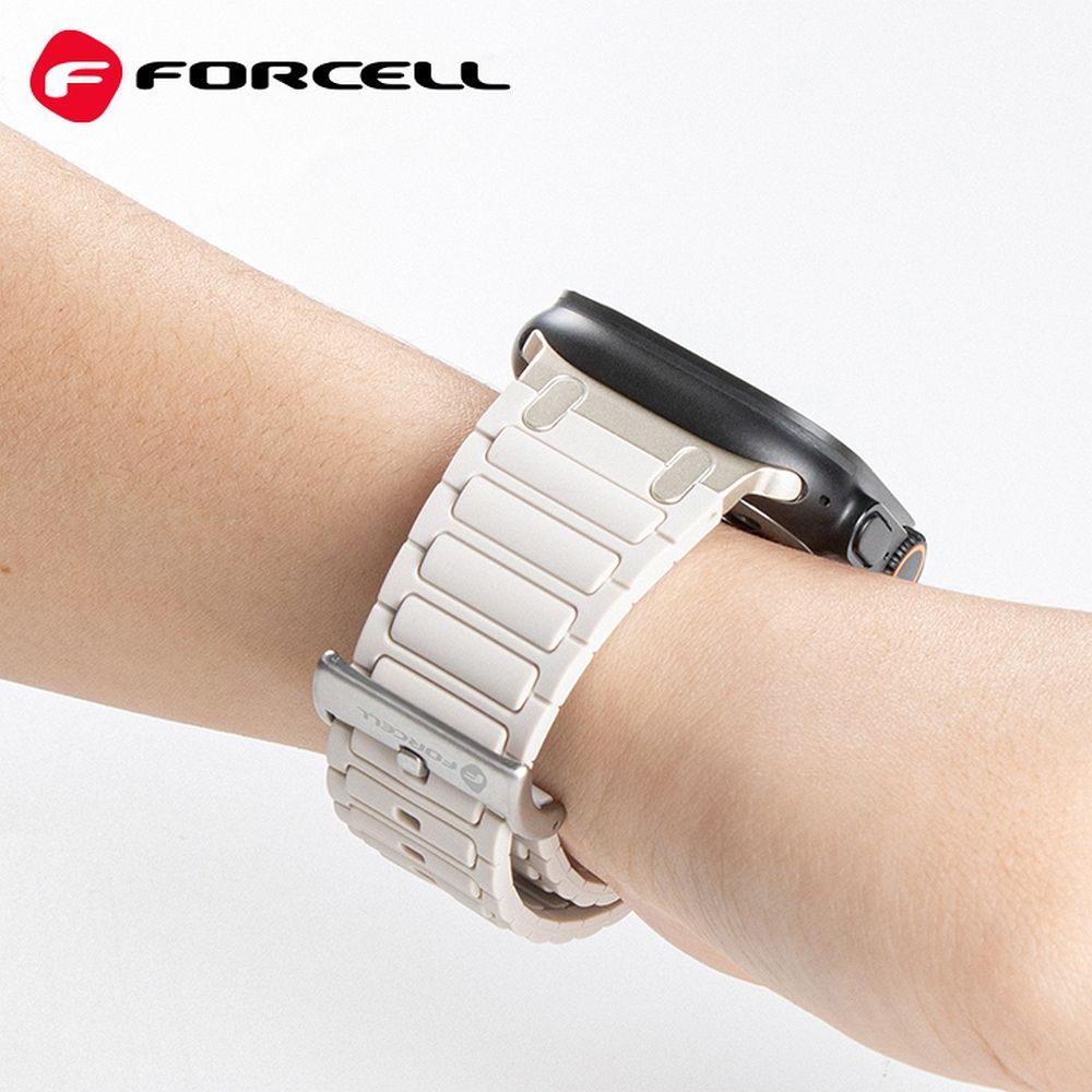Forcell F-Design FA06 siksniņa Apple Watch 42 / 44 / 45 / 49 mm, zila
