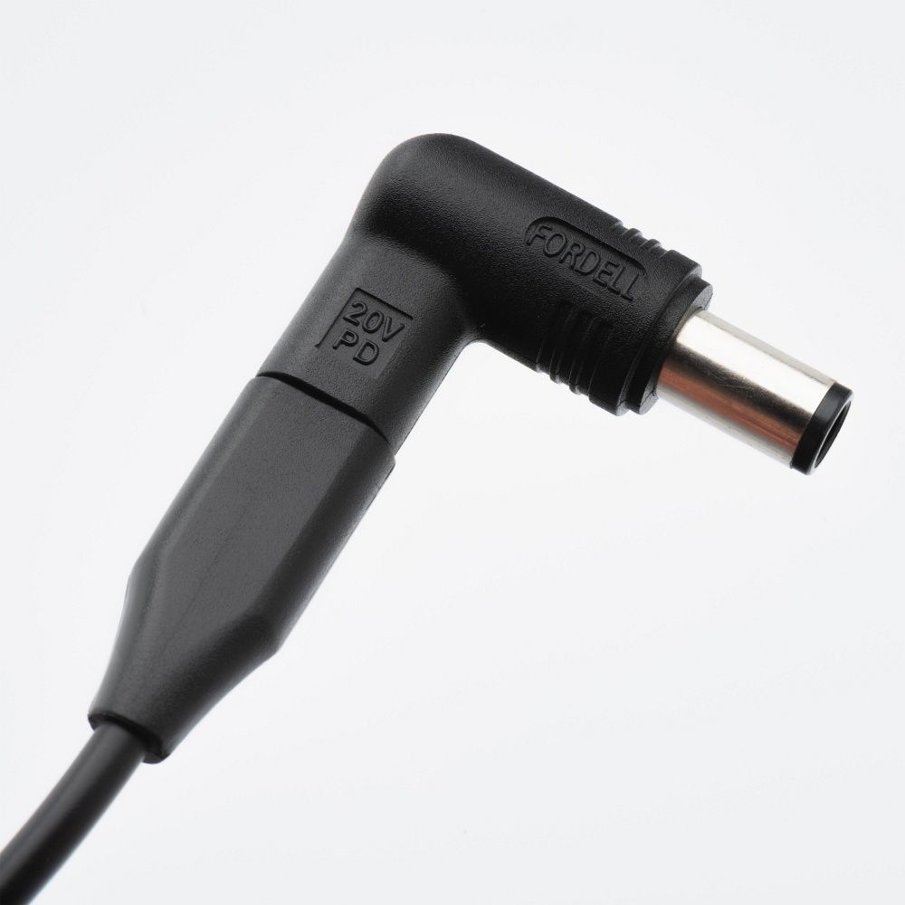Forcell F-Energy E856 USB-C PD 90 W portatīvā datora lādētājs ar 6 uzgaļiem, melns