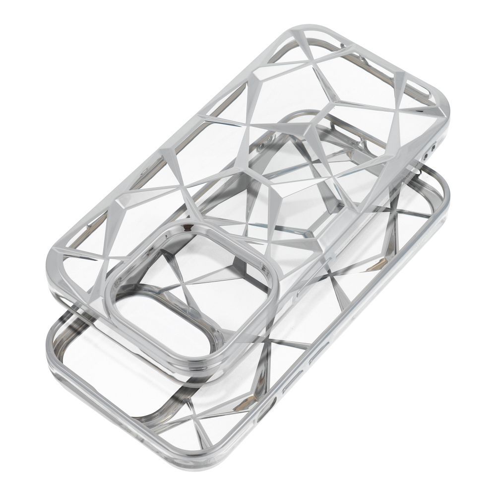 Aizsargvāciņš iPhone 16 PRO – TWINKI, sudraba — attēls 3